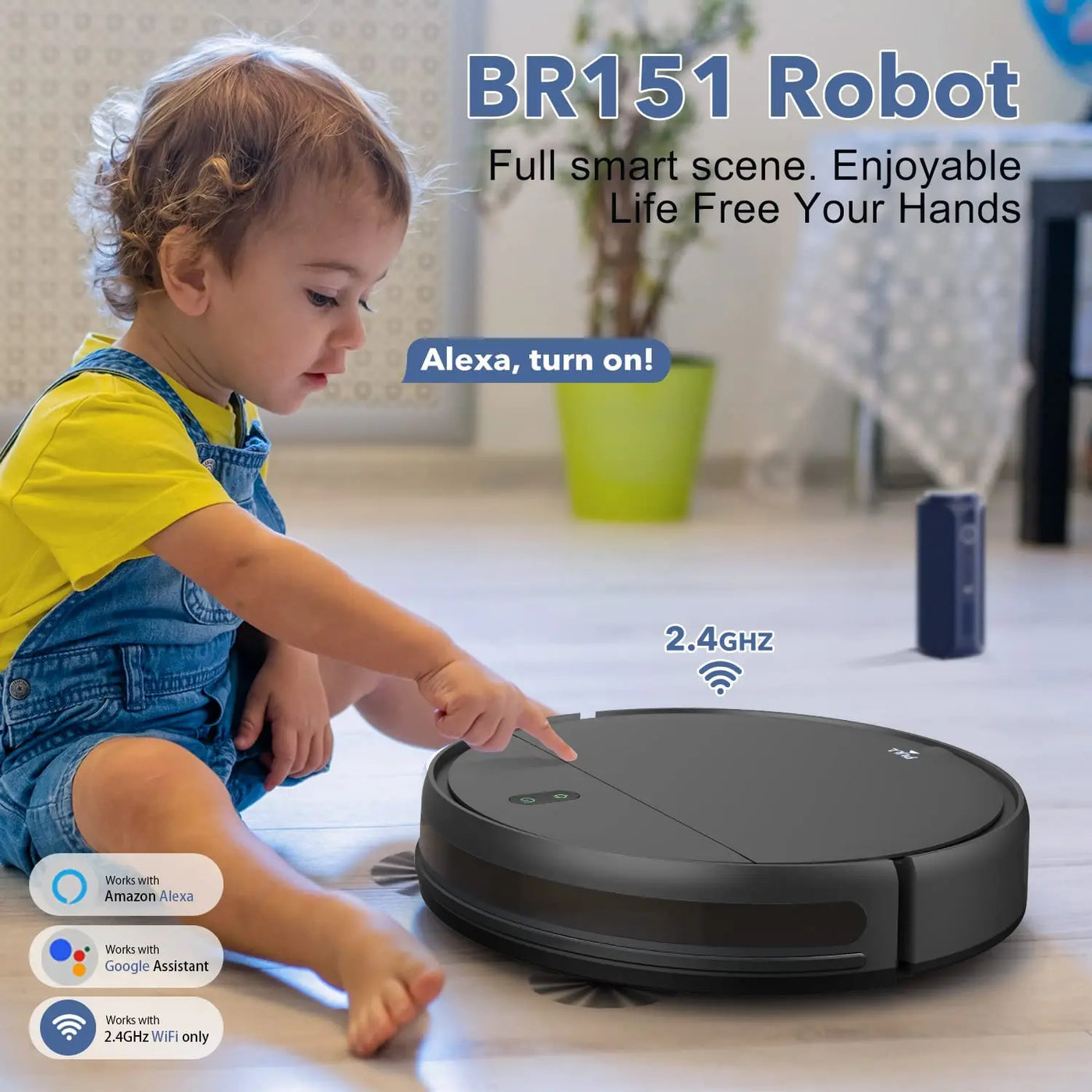 GOOVI BR151 Robot Vacuum Cleaner