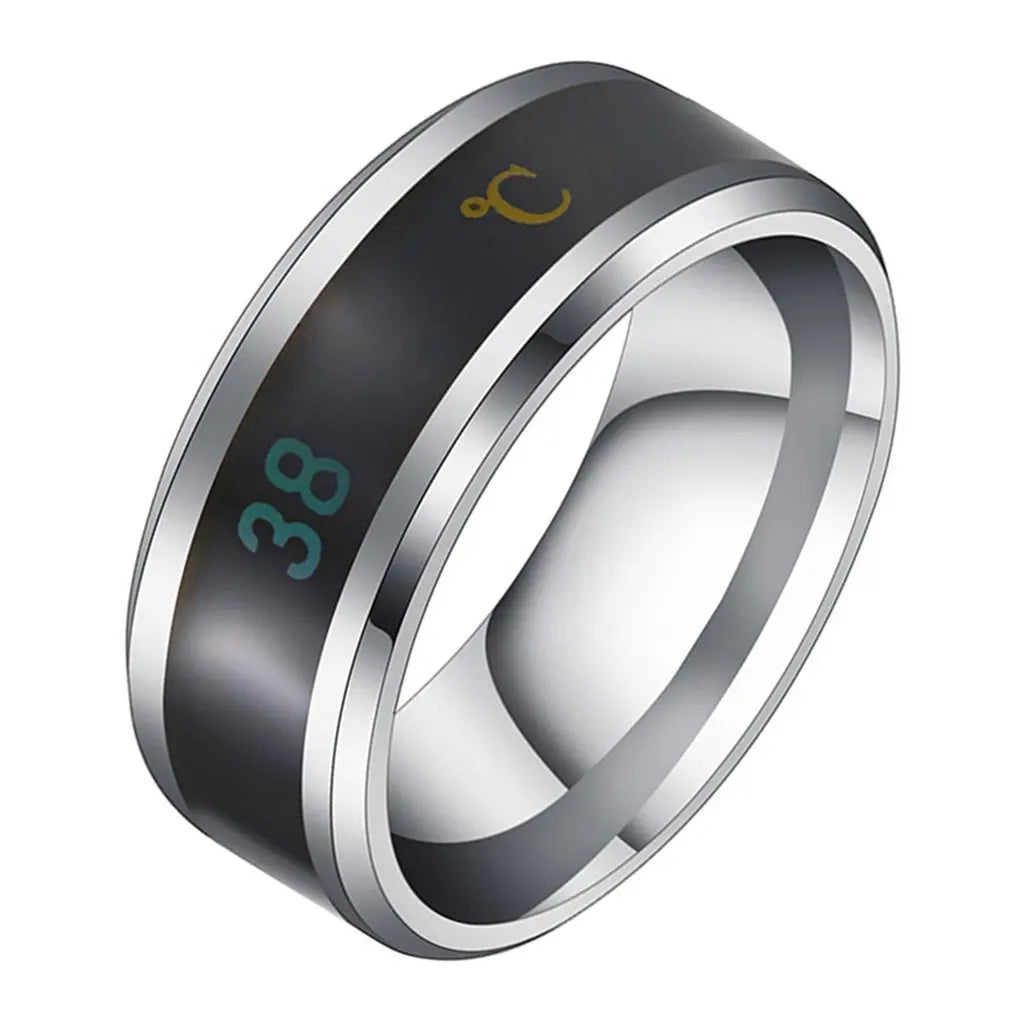 Smart Temperature Stainless Steel Ring