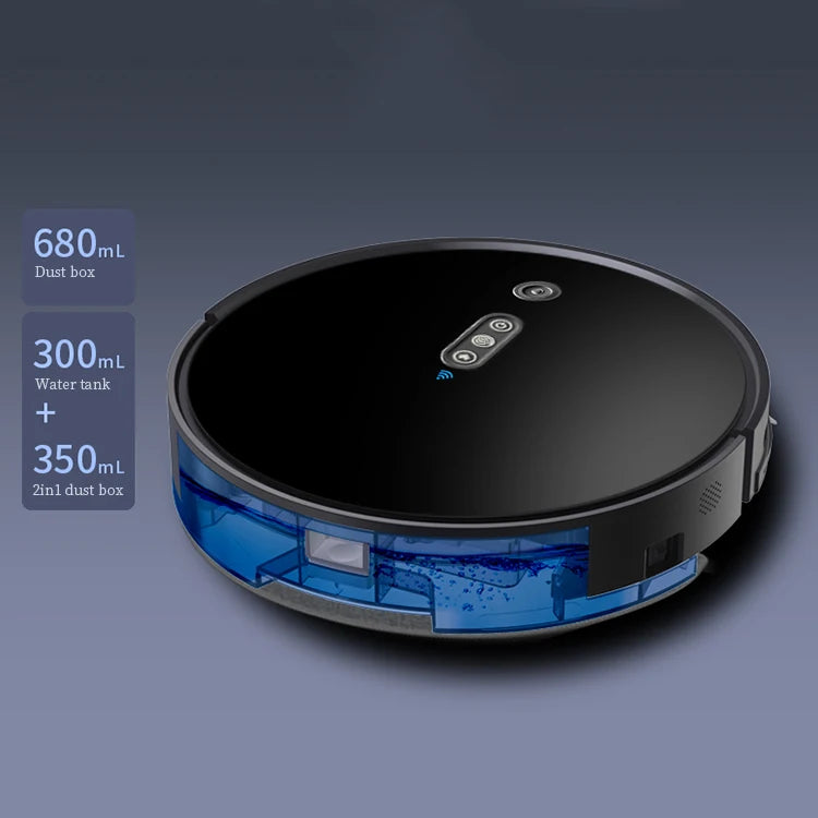 2 In 1 Self-Cleaning Robot Vacuum