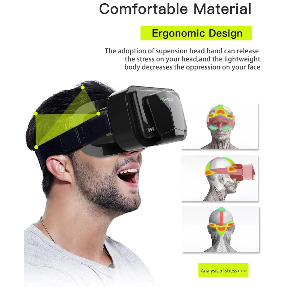 Shinecon 3D VR Headset with Controller