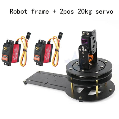 2 DOF Robot Rotating Gimbal Servo Metal Alloy