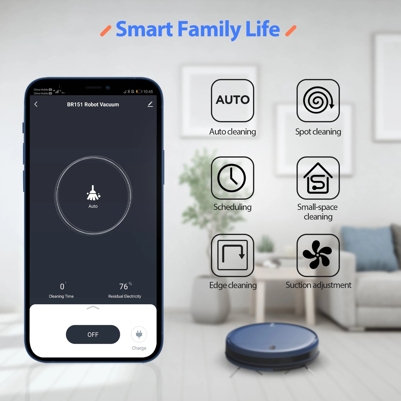 GOOVI BR151 Robot Vacuum Cleaner