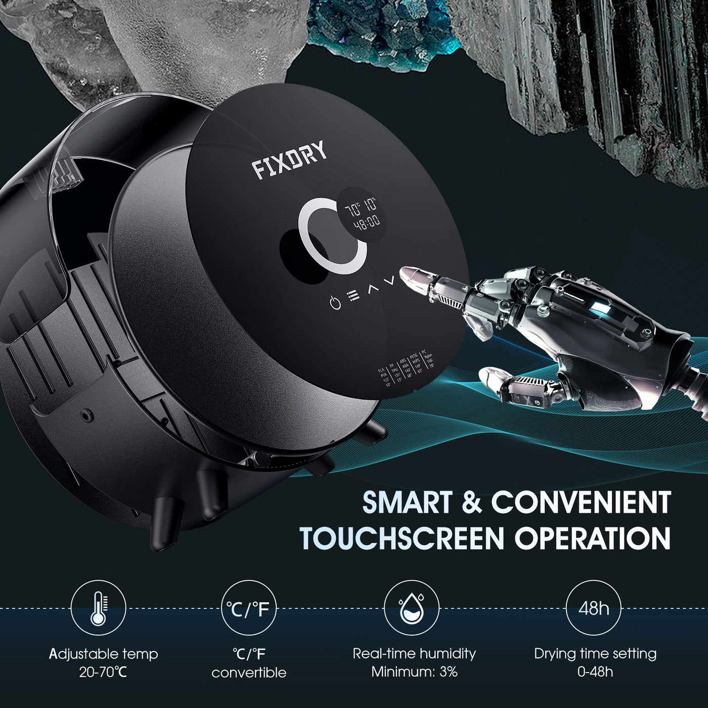 FIXDRY NT2 Touch Screen Dryer